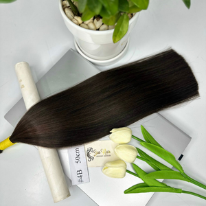 Extensions de cheveux Remy vietnamiennes alignées en vrac 100% cuticules non transformées numéro de modèle droit matière première de trame tissée - Product Image 6