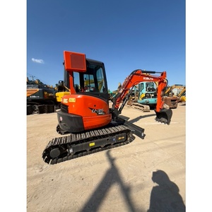 Excavadora de cadenas pequeña Kubota U35 usada de 3.5 toneladas, original de Japón, con certificación EPA y CE para construcción de ingeniería. - Product Image 2