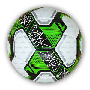 Ballon de football hybride de haute qualité avec logo personnalisé Ballon d'entraînement en PVC coloré avec matériau PU à texture souple et durable de style classique - Product Image 2