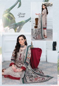 Haute qualité dames pakistanaise Shalwar Kameez exportation qualité coton/pelouse brodé costumes grande taille caractéristiques - Product Image 6