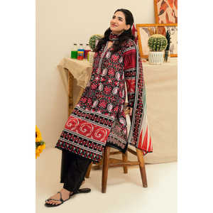 Traje de 3 Piezas para Mujer con Estampado y Cuello Bordado SD-52199 - Product Image 5