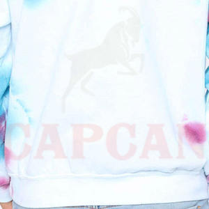 New Loose <b>Couple</b> Cotton Long Sleeve Pullover <b>Hoodies</b> Winter Polar Fleece Lamb Tie Dye Customized Logo Wholesale Supply - Product Image 5