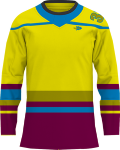 Jersey de Hockey sobre Hielo Unisex OEM ODM, Transpirable, de Secado Rápido, con Logotipo Personalizado, Nombre de Marca Personalizado, Ropa Deportiva para Adultos, Uniforme al por Mayor 100% - Product Image 6