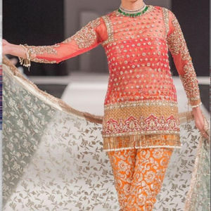 Kurti de mujer Anarkali Salwar Kameez indio y pakistaní con ropa tradicional Shalwar - Product Image 1