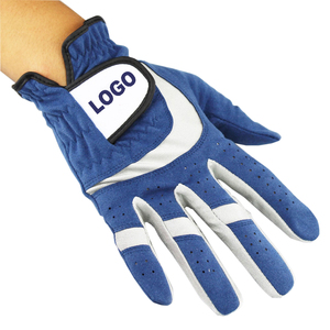 Gants de golf Cabretta en cuir de mouton de haute qualité pour hommes Emballage avec logo personnalisé OEM blanc doux pour sport Taille variable - Product Image 3