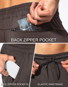 Pantalon de survêtement droit en toile léger et décontracté pour hommes Impression de logo personnalisé de haute qualité Respirant Respectueux de l'environnement - Product Image 5