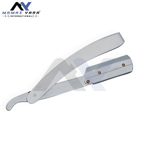 Rasoir de barbier en gros, rasoir droit à lame unique de haute qualité, poignée en acier de couleur personnalisée, outil de rasage pour barbier - Product Image 4