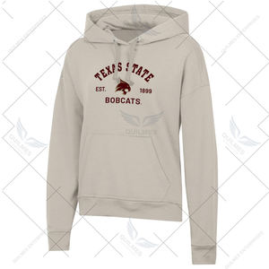 Sudadera con Capucha Ligera de Forro Polar para Mujer de los Texas State Bobcats, Diseño Sólido de Alta Calidad Personalizado para Universidad - Product Image 2