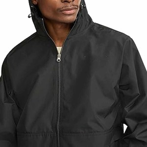 Veste de pluie imperméable Design personnalisé Poche avant Oversize Quarter Zipper Veste coupe-vent pour hommes téléchargés par Dress Sports - Product Image 5