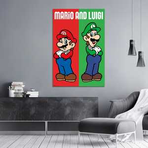 Póster moderno de Super Mario y Luigi para decoración de pared - Product Image 3