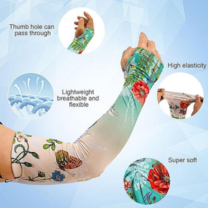 UV <b>Protection</b> <b>Arm</b> <b>Sleeves</b> For Outdoor Sports Offering Sun Safety And Breathable Fabric - Product Image 2