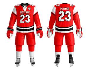 Uniformes de Hockey sobre Hielo Sublimados Personalizados 100% Poliéster, Transpirables, Hechos a Medida, al Mejor Precio - Product Image 1