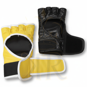 Gants en cuir MMA personnalisables de haute qualité pour un entraînement confortable aux arts martiaux et à la boxe - Product Image 1