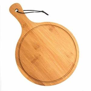 Tabla de cortar de madera de acacia pulida con espejo liso actualizada, tabla de cortar para pizza, herramientas de cocina - Product Image 1