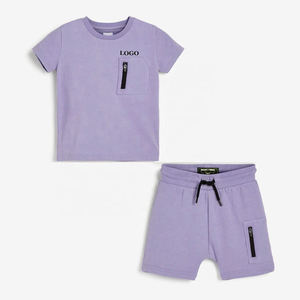 Vêtements pour enfants garçons T-shirt à manches courtes été coton T-shirt mince couleur unie demi manches chemise de fond - Product Image 1