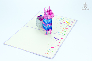 การ์ดอวยพรสร้างสรรค์ ป๊อปอัพ งานฝีมือทําด้วยมือ การ์ดสัตว์ การ์ดของขวัญสําหรับโอกาสที่ปรับแต่งคําสั่งซื้อ - Product Image 4