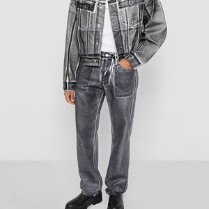 Ensemble veste et pantalon en jean pour homme, nouvelle arrivée, look tendance, respirant, tendance, vente chaude, ensemble de vêtements d'extérieur pour homme - Product Image 5