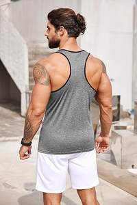 Chaleco deportivo sin mangas para hombre, camiseta sin mangas para entrenamiento de gimnasio, ropa deportiva transpirable de secado rápido para correr y entrenar - Product Image 4