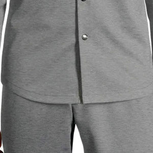 Veste chemise polaire vintage pour homme Veste chemise en flanelle doublée épaisse à carreaux Veste en flanelle avec patch en daim Veste pour homme - Product Image 4