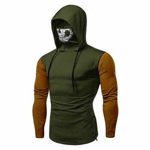 Low Moq Wholesale Drop Shoulder Vintage Ninja Hoodie Transpirable Hombres Full Face Ninja Hoodie Mask Hoodie Hombres - Product Image 3