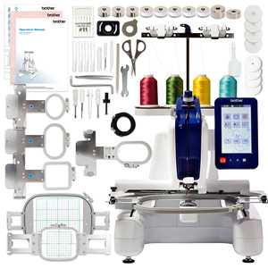Factory Limited Discount PRS100 Embroidery Machine with <b>Stand</b> <b>Hat</b> Hoop Set Accessory Kit Including Hooks - Product Image 4