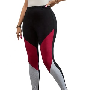 Venta al por mayor de mallas de fitness de gran venta para las mujeres precio barato mallas de yoga acanaladas ajustadas | Servicio OEM - Product Image 5