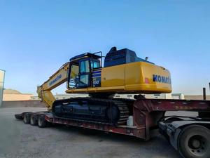 Excavadora de cadenas PC550 LC amarilla para minería pesada con caja de cambios controlada por PLC y alta potencia de excavación - Product Image 1