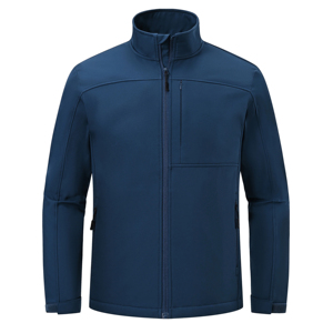 Chaqueta Softshell de invierno para hombre, abrigo de bombardero impermeable para exteriores con capucha para esquí y senderismo, cierre de cremallera de talla grande - Product Image 3