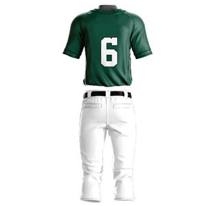 Ensemble de tenue de baseball pour adultes en polyester de haute qualité, nouveau style, impression de logo personnalisée par sublimation, dernier design. - Product Image 2