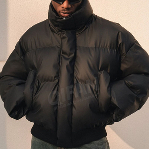 Nuevo Diseño, Chaqueta de Plumón de Invierno al por Mayor, Chaqueta con Capucha, Chaqueta Acolchada para Hombre, Fabricante de Fábrica, Ropa Urbana, Impresión Personalizada, Marca Privada - Product Image 3