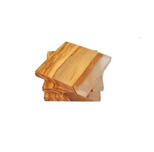 Sous-verre en bois d'acacia et résine fabriqué en Inde, qualité supérieure, fait à la main pour la maison, le restaurant, la cuisine, dessus de table, forme ronde - Product Image 6