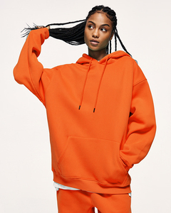 เสื้อฮู้ดดี้ผู้ชายผ้าฟลีซคอตตอน 100% น้ำหนัก 380 กรัม รุ่นใหม่ปี 2026 ทรงโอเวอร์ไซส์ สำหรับฤดูหนาว สีพื้น 45 สี สำหรับงานพิมพ์ - Product Image 2