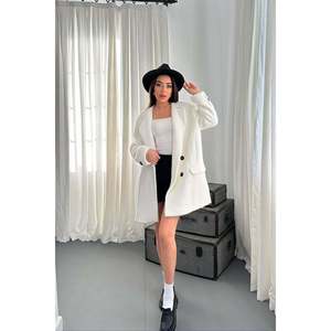 Cappotto <span class=keywords><strong>Teddy</strong></span> in Finta Pelliccia Color <span class=keywords><strong>Ecru</strong></span> - <span class=keywords><strong>Ecru</strong></span> - Product Image 3