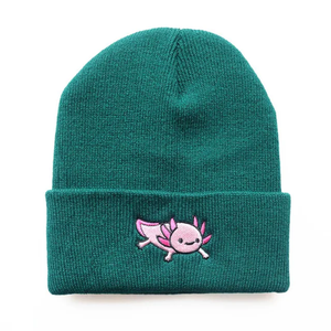 Phổ biến mùa đông phim hoạt hình động vật hình lục giác Ant in dệt kim Mũ Len Acrylic thể thao ngoài trời Mexico axolotl lạnh Beanie - Product Image 6