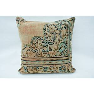 Premium Beige Paisley Patchwork lana almohada 32x32 pulgadas cojín decorativo tejido Vintage cuadrado portátil ropa de cama sofá Navidad - Product Image 1