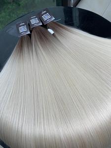 Extensions de cheveux humains vierges bruts 100% naturels, toutes couleurs, en vrac, à prix de gros, lisses, origine Vietnam - Product Image 6