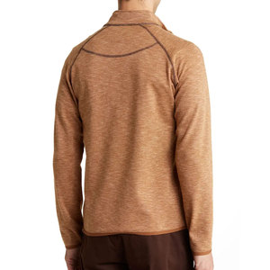 Sweat à capuche de sport à demi-fermeture éclair pour hommes de qualité supérieure écologique Logo personnalisé Sweat à manches longues à séchage rapide pour l'automne en gros - Product Image 4