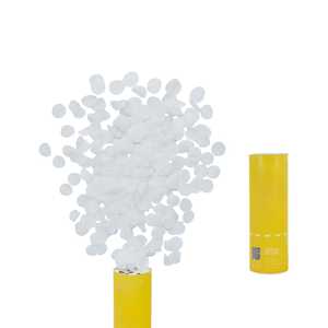 24 coriandoli di carta bianca da 15cm Popper e Spray per cerimonie per feste di matrimonio-effetto scenico! - Product Image 1