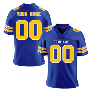 Jersey de aficionado al fútbol americano de alta calidad personalizado nombre del equipo y número de impresión Jersey de aficionado al fútbol americano - Product Image 3