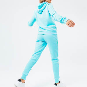 Ensemble de survêtement à capuche en coton pour femme, 2 pièces, élégant, fabriqué au Pakistan, survêtement d'hiver, collection printemps 2022 - Product Image 2