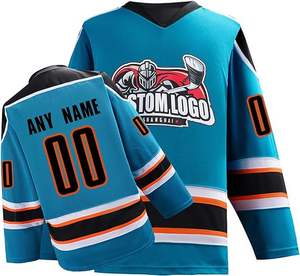 Services OEM Vente en gros 2025 Maillot de hockey sur glace de haute qualité pour hommes Nouvelle arrivée Maillots de sport pour athlètes Vêtements de sport de qualité supérieure - Product Image 1