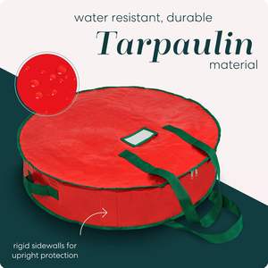 Sac de rangement multifonctionnel durable OEM en toile bâchée avec fermeture éclair supérieure, poignées robustes, protection contre les parasites, rangement domestique - Product Image 4