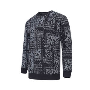 Vente chaude Sweat-shirt d'hiver personnalisé pour homme Col rond décontracté en jersey de coton 100% Fournisseur ODM Impression personnalisée - Product Image 1