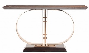 Table console mince en or nouveau design avec plateau en verre meubles de décoration pour le salon meubles tables simples et attrayantes - Product Image 6