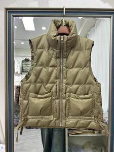 Manteau de veste rembourrée surdimensionné pour femmes avec poches plaquées Vintage manches longues hiver fermeture éclair avant vêtements d'extérieur MS-JS-0025 - Product Image 6