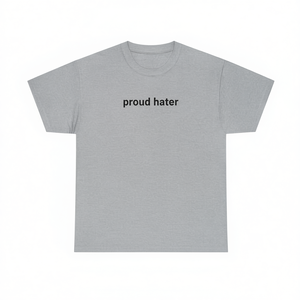 เสื้อยืด Proud Hater แขนสั้น คอกลม สำหรับผู้ใหญ่ ของขวัญส่งเสริมการขาย - Product Image 2