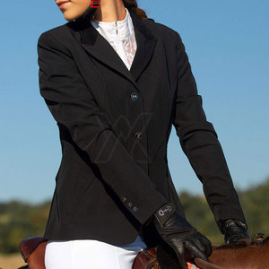 Chaquetas de mujer para montar a caballo de uso de invierno de alta calidad Servicio OEM Diseño personalizado Poliéster/Algodón en línea Mejor venta - Product Image 4