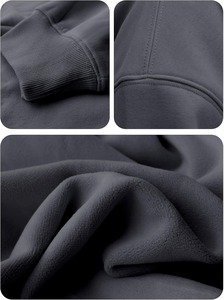 Sudadera con Capucha Extra Grande para Mujer, con Logotipo Personalizado al por Mayor, Fabricante de Sudaderas de Felpa Gruesa, Sudadera de Felpa para Mujer - Product Image 4