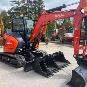 รถขุดขนาดเล็ก U55-5 ใหม่และมือสอง พร้อมเครื่องยนต์ไฮดรอลิกและชุดเกียร์ - Product Image 4