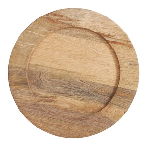 Assiette en bois pour fête de mariage et autres événements Meilleure vente Assiette ronde en bois d'acacia Assiette de table à manger de qualité supérieure Vente en gros - Product Image 2